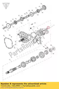 triumph T3331182 ?ruba hhf m6 x 25 s / s - Dół