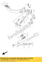 4310038B00, Suzuki, pédale assy suzuki vs 1400 1987 1988 1989 1990 1991 1992 1993 1994 1995 1996 1997 1998 1999 2000 2001 2002 2003, Nouveau