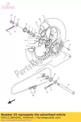 Tutaj możesz zamówić obr? Cz (2. 15-18) od Yamaha , z numerem części 944211804000: