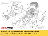 AP8124867, Aprilia, temperatura do ar sensor, Novo