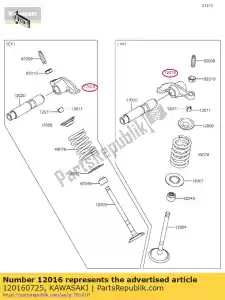 kawasaki 120160725 01 arm-rocker - Onderkant