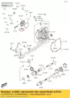 11065Y012, Kawasaki, czapka kvf300ccf kawasaki  brute force kvf 300 2012 2013 2015 2016 2017 2018 2020 2021, Nowy