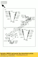 490781073, Kawasaki, valvola motore a molla klf400-b1 kawasaki kfx kvf voyager zg 400 650 700 1200 1987 1988 1989 1990 1991 2000 2001 2002 2003 2004, Nuovo