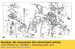 Aqui você pode pedir o nenhuma descrição disponível no momento em Honda , com o número da peça 16072MEN731:
