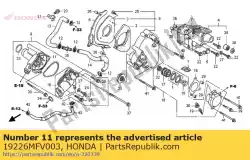 Here you can order the gasket,water pump from Honda, with part number 19226MFV003: