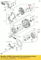 410531093, Kawasaki, lever-brake cam kawasaki w  a c cafe style special edition final ej800 w650 w800 650 800 , New