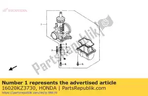 Honda 16020KZ3730 kit parti, carbure - Il fondo