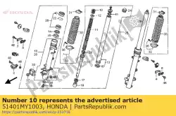 Here you can order the no description available from Honda, with part number 51401MY1003: