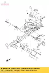 Aquí puede pedir cubierta de montaje 1 de Yamaha , con el número de pieza B67228A00000: