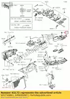 921730861, Kawasaki, zacisk klz1000acf kawasaki  h2 klz kx tr z zx 250 300 450 600 636 650 900 1000 1400 2012 2013 2014 2015 2016 2017 2018 2019 2020 2021, Nowy