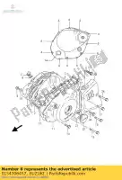 0154706457, Suzuki, boulon 6x45 suzuki (glf madura 1985 (f) usa (e)) dr gn gs gsx gv gz ls sv tu vl vs vx xf 125 250 600 650 700 750 800 850 1100 1400 1500 1985 1986 1987 1988 1989 1990 1991 1992 1993 1994 1995 1996 1997 1998 1999 2000 2001 2002 2003 2004 2005 2006 2007, Nouveau