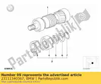 23111340367, BMW, spessore - 20x28x0,50 bmw  850 1100 1992 1993 1994 1995 1996 1997 1998 1999 2000 2001 2002, Nuovo