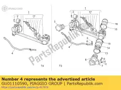 Aqui você pode pedir o manutenção em Piaggio Group , com o número da peça GU01110590: