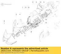 2B002164, Piaggio Group, luchtinlaat, certo aprilia caponord 1200 2015, Novo