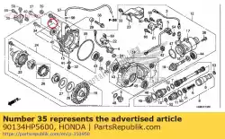 Here you can order the bolt, flange, 10x35 from Honda, with part number 90134HP5600: