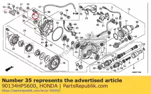 Honda 90134HP5600 boulon, bride, 10x35 - La partie au fond