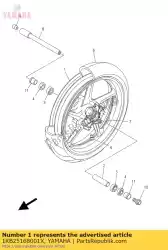 Here you can order the cast wheel, front from Yamaha, with part number 1KB25168001X: