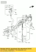 92172S326, Kawasaki, ?ruba ksf80a6f kawasaki klv 1000 2004 2005, Nowy