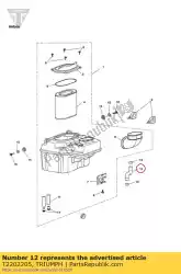 Ici, vous pouvez commander le tuyau de reniflard auprès de Triumph , avec le numéro de pièce T2202205: