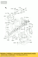 110041300, Kawasaki, gasket-head,t=0.26 kx125-k1 kawasaki kx 125 1993 1994 1995 1996 1997 1998 1999 2000 2001 2002, New