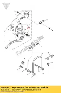 triumph T2025701 m/cyl reservoir assy - Bottom side