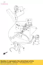 Ici, vous pouvez commander le interrupteur, poignée 2 auprès de Yamaha , avec le numéro de pièce B04H39750000: