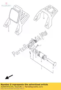 suzuki 4399545C00 amortiguar - Lado inferior