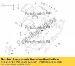 Ici, vous pouvez commander le entretoise en caoutchouc auprès de Piaggio Group , avec le numéro de pièce AP8144713: