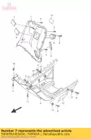 5WWF834E0000, Yamaha, ammortizzatore yamaha cw 50 2005 2006 2007 2008 2009 2010 2011 2013 2014 2015 2016, Nuovo