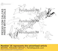 865990, Piaggio Group, protect.inf.motor drd125 09 aprilia derbi senda zd4kta zd4kta00 zd4ktb00 zd4kxa00 zd4kxb00 zd4kxja0 zd4kxja0, zd4kxa zd4kxjb0 zdpka 125 2009 2013 2016 2018 2019 2020 2021 2022, Nuovo