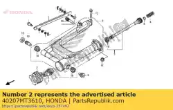 Aqui você pode pedir o bota, junta em Honda , com o número da peça 40207MT3610: