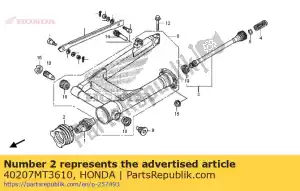 Honda 40207MT3610 bota, junta - Lado inferior