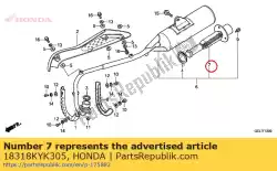 Aquí puede pedir pararrayos comp., chispa de Honda , con el número de pieza 18318KYK305: