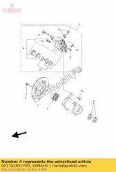 Here you can order the nut(2xk) from Yamaha, with part number 901703837700: