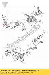 Tutaj możesz zamówić podk? Adka podnó? Ek od Triumph , z numerem części T2081415: