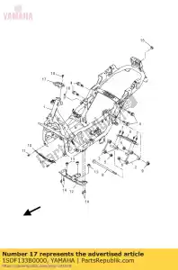 yamaha 1SDF133B0000 begeleidingsdraad - Onderkant