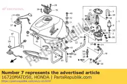 Here you can order the no description available at the moment from Honda, with part number 16720MATD50: