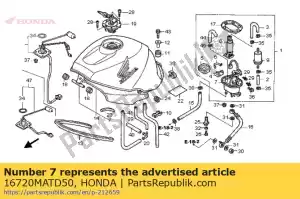 honda 16720MATD50 no description available at the moment - Bottom side