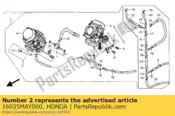 ring set van Honda, met onderdeel nummer 16035MAY000, bestel je hier online: