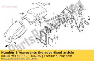 Honda 80101MM9000ZE b?otnik a, rr * r167 * - Dół