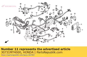 Honda 30731MT4000 cable de alta tensión - Lado inferior