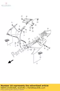 suzuki 6869115J00JSN embleem, 