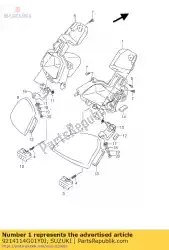 Ici, vous pouvez commander le boîte, panneau fr, r ( auprès de Suzuki , avec le numéro de pièce 9214114G01Y0J: