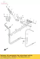 5VY262810000, Yamaha, dop, grip boven yamaha  vmx yfz r yzf r 600 1000 1700 2004 2005 2006 2007 2008 2009 2010 2011 2012 2013 2014 2015 2016 2017 2018 2019, Nieuw