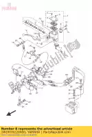 1WDH39220000, Yamaha, hendel 2 yamaha  mt yzf r 300 320 660 2015 2016 2017 2018 2019 2020 2021, Nieuw