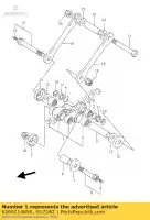 6260214850, Suzuki, set leva, rr c suzuki dr  se dr350se 350 , Nuovo