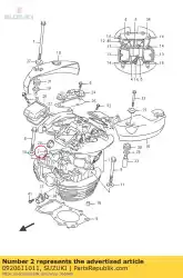 Here you can order the pin,cylinder he from Suzuki, with part number 0920611011: