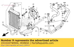 honda 19101KTW900 nenhuma descrição disponível no momento - Lado inferior