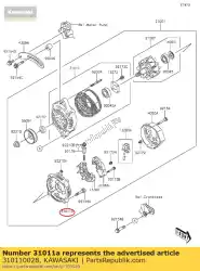 Here you can order the 01 frame from Kawasaki, with part number 310110028: