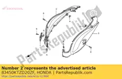 Here you can order the no description available at the moment from Honda, with part number 83450KTZD20ZF:
